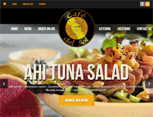 Tablet Screenshot of delsolcafes.com